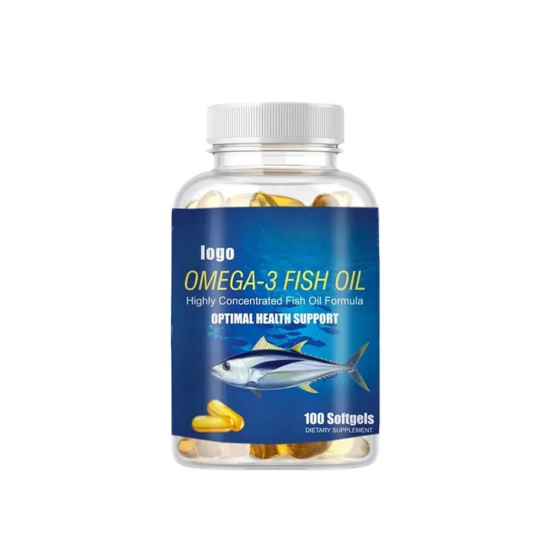 High quality manufacturer halal multidimensional DHA fish oil capsules omega-3 1000mg supplements bulk omega 3 fish oil capsules