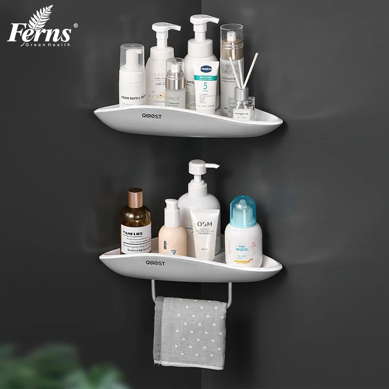 Bathroom Storage Wholesale Shower corner caddy rack Plastic wall hanging bath shelf
