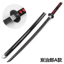 Hot Sale 104 CM Wooden Bamboo Sword Toy Japanese Anime Demon Slayer Cosplay Sword For 14+