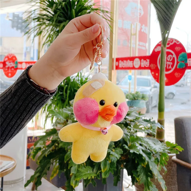 Net Red Hyaluronic Acid Duckling Plush Toy Doll Pendant Custom Logo Cute Design  Rubber Duck Boutique Supply
