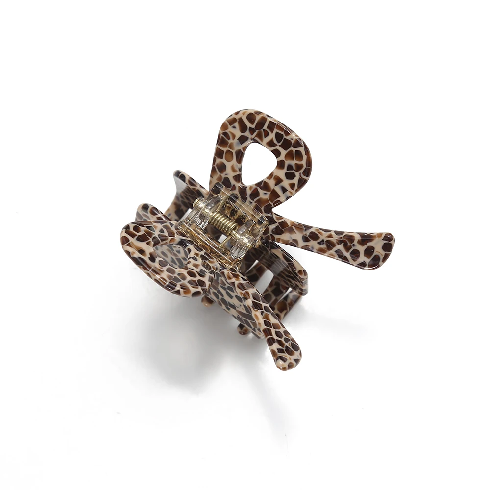 QIYI Butterfly Shark Claws Ladies Multicolor Large Acetic Acid Hair Claws Female Back Head Cloud Hair Claw For Women