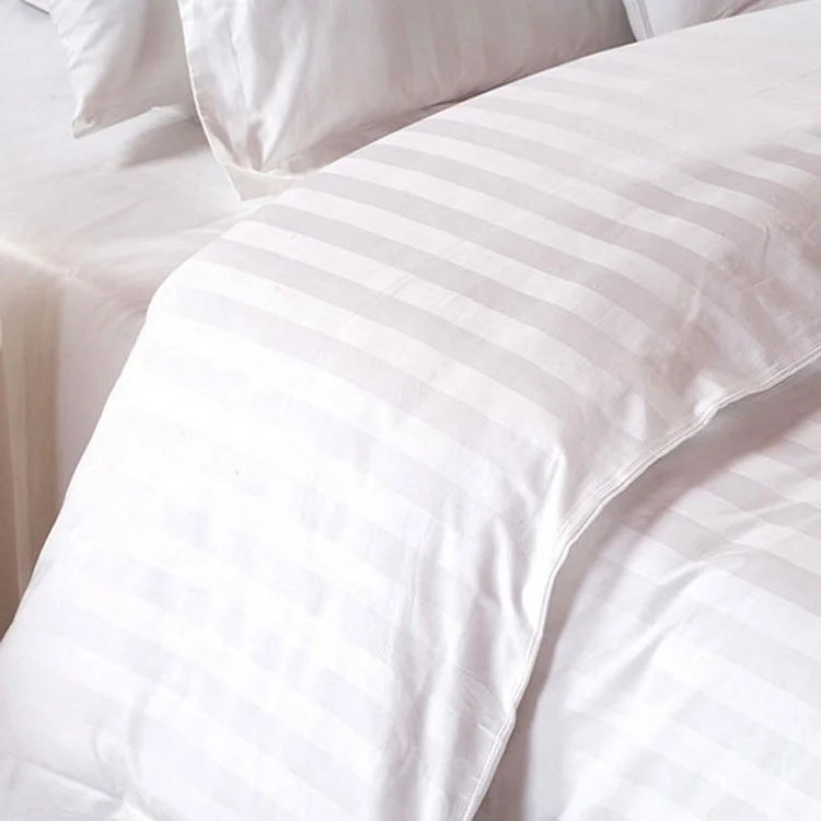 Nursing home textile bedding set pure color cotton four-piece bed sheet