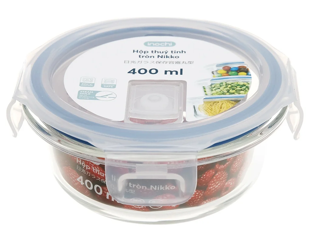 HOT Microwavable Heat resistant Microwave Food Box Borosilicate Glass Food Storage Container