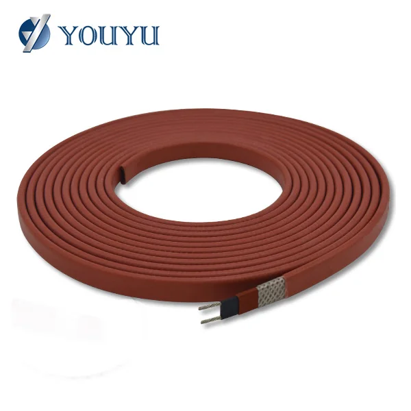 ROHS Сертификат 12 ~ 380V Саморегулирующийся нагревательный кабель для трубопровода антифриз