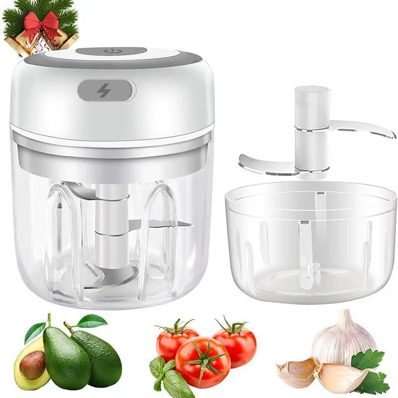 Rechargeable Vegetable Chopper Blender Electric Garlic Chopper Portable Cordless Mini Food Processor