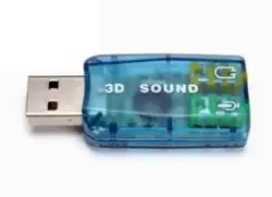 Мини-USB-2 0 3D звуковая карта