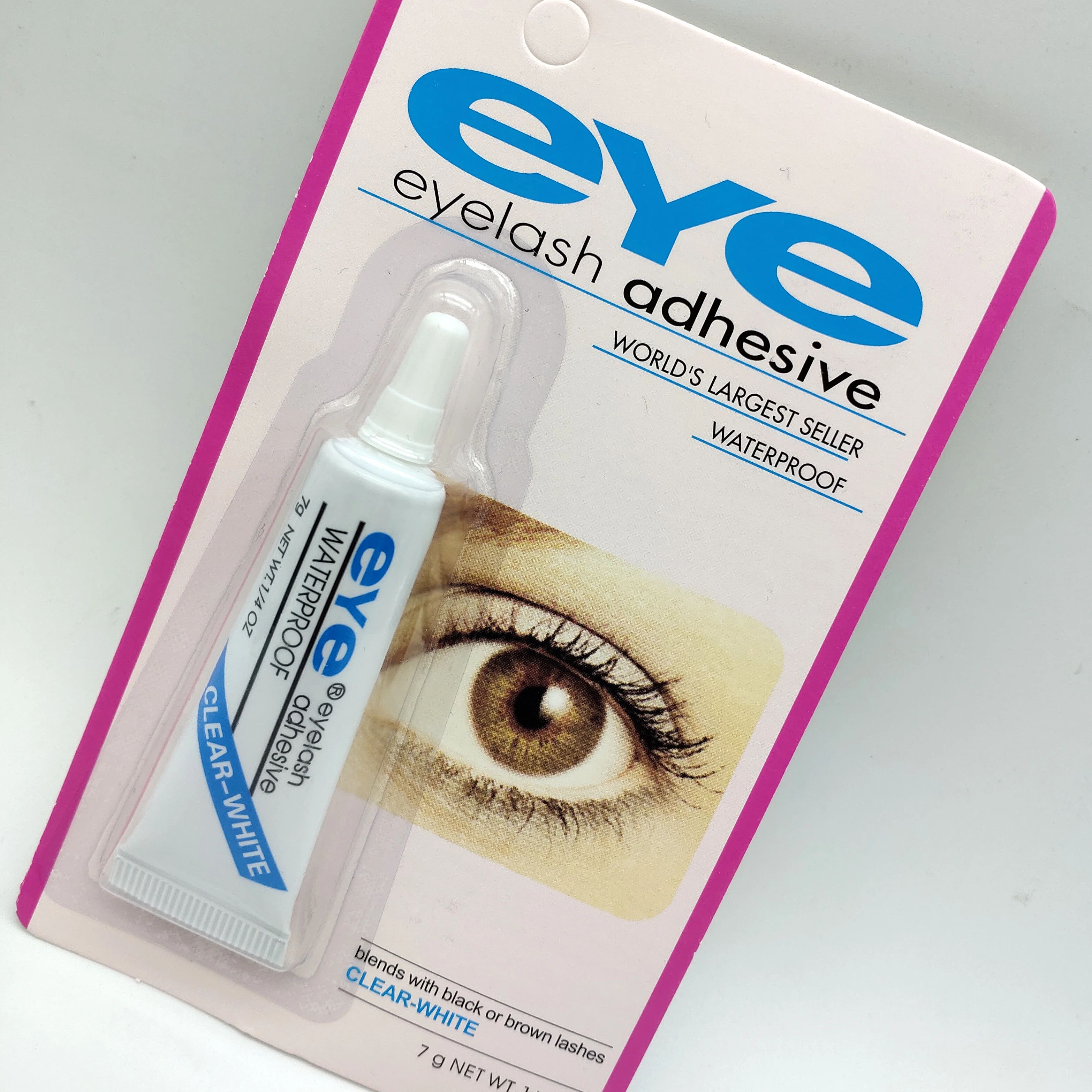 High sticky Mini Strip Eyelash Glue Adhesive 7g eyelash glue makeup Tools Black White color eye Lash Glue