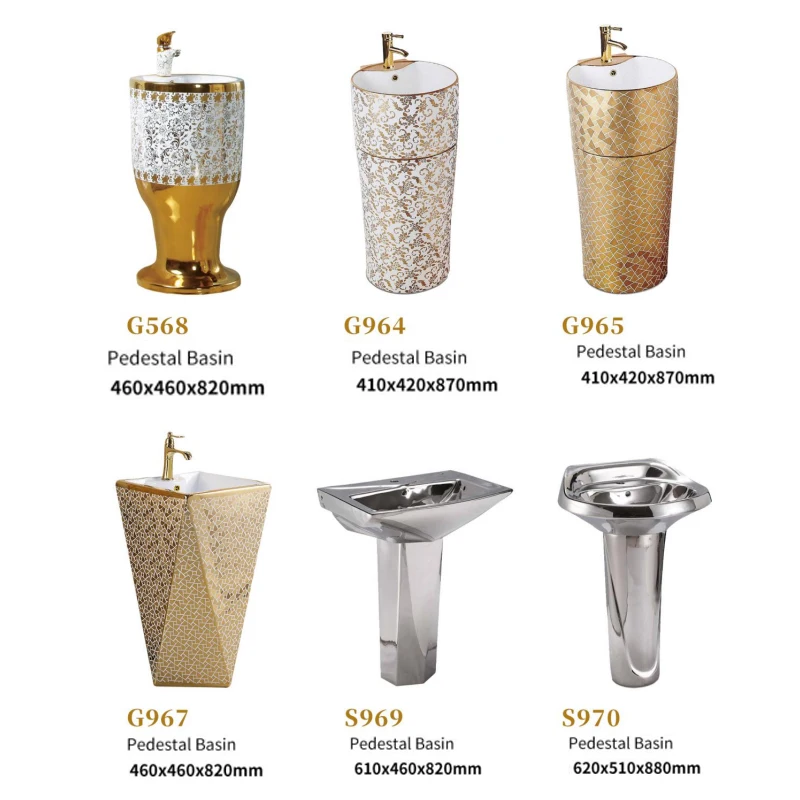 Luxury Golden Color Bathroom Sanitary Ware Commode Ceramic Wall Mounted Gold Hanging Toilet