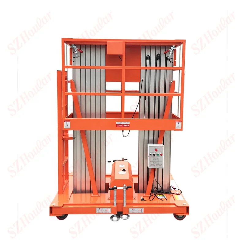 aluminum aerial work platform hydraulic lift for painting aluminum lifting platform