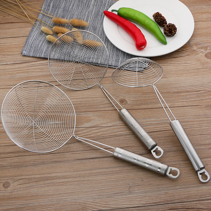 High quality  filter  fried  foods noodle strainer  household kitchen utensils stainless steel strainer