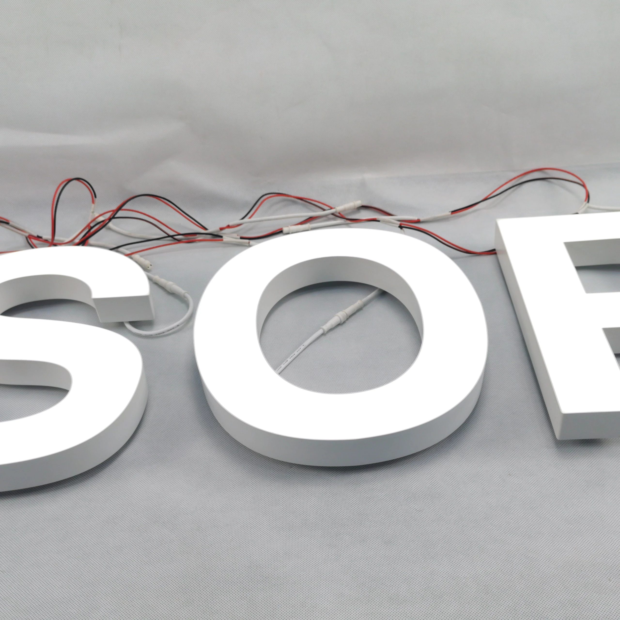 scrolling advertising stand acrylic candy letter