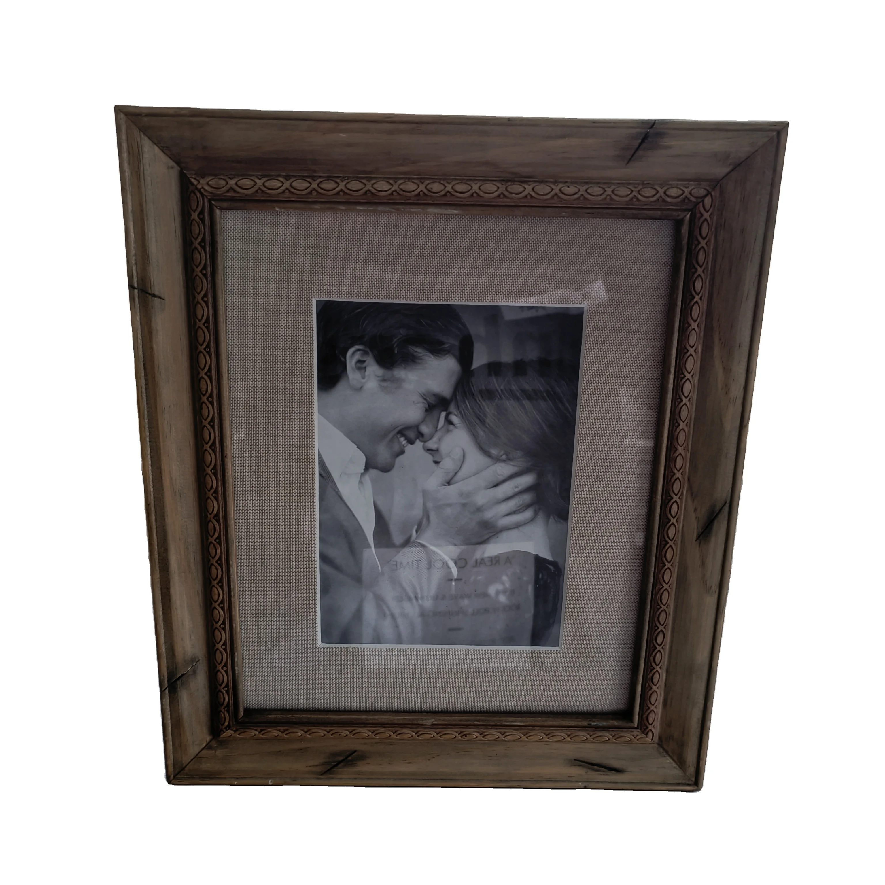 Оптовая продажа, винтажные деревянные рамки для картин, домашний декор, фоторамка из массива дуба