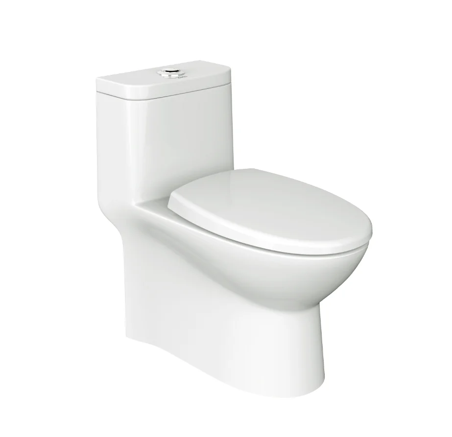 JOMOO Sanitary Ware Easy-cleaning One-piece Bathroom WC Siphon Toilets Soft Close Ceramic Toilet Bowl