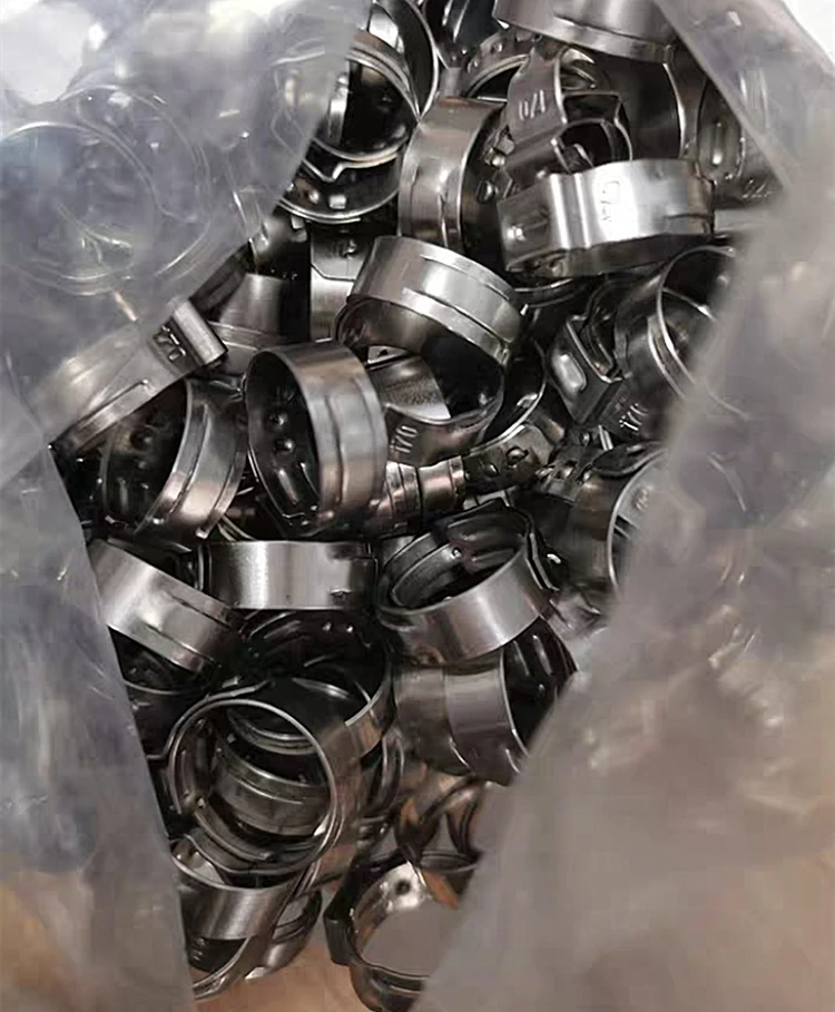 TJKS Tianjin Factory 11.8mm W4 Single Ear Hose Clamp 5*0.5mm