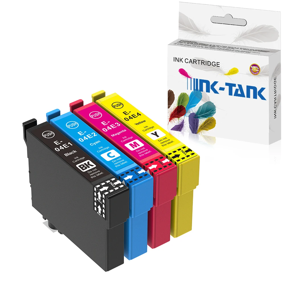INK-TANK T04E 04E T04E1 премиум цвета Совместимый струйный картридж с чернилами для Epson Expression Home XP-2101 рабочей силы WF-2831