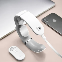 EASEWELL Health Care ems neck massager New Design U shape Heating Smart electric neck massager