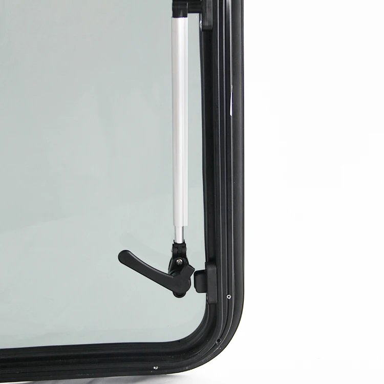 High quality 1200X350mm 4R70 motorhome window can opened at 80° rv window tempered glass caravan window