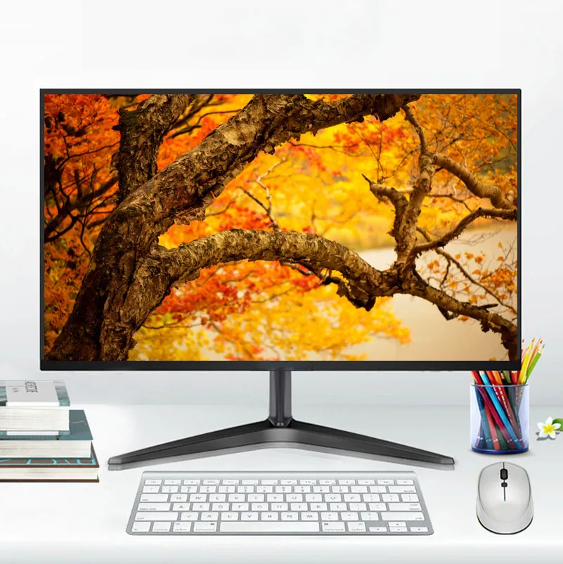 Игровой ПК МОНИТОР компьютер аппаратный экран дешевый 19/22/24 дюймовый настольный компьютер монитор