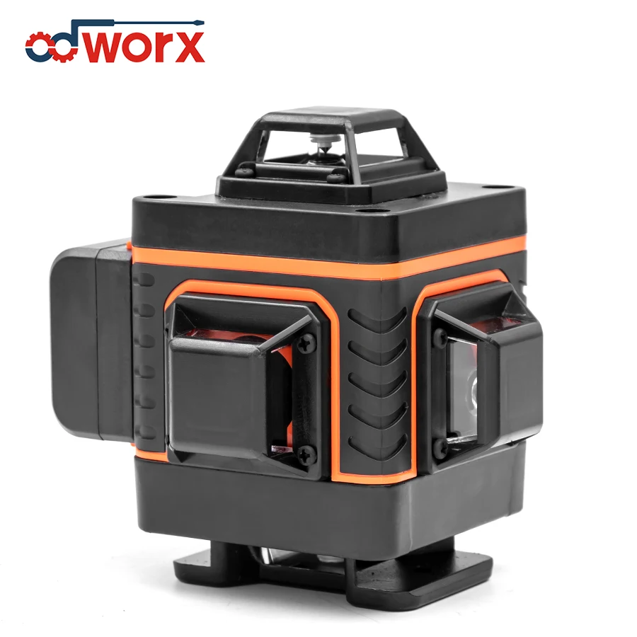 Лазерный уровень ODWORX 16 линий поворот на зеленую линию 4D самонивелирующийся 360 градусов горизонтальный и вертикальный супермощный Нивелир настенный лазерный