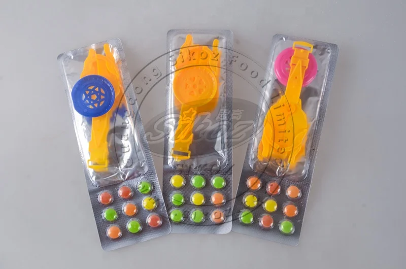 Plastic watch flying UFO  toy candy