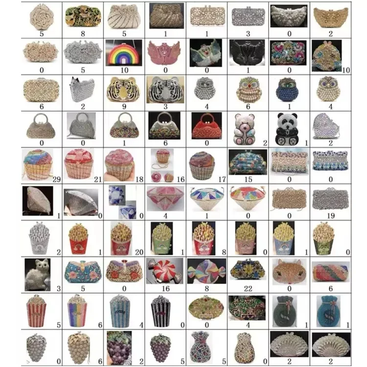 Expensive Crystal Shine Owl Rhinestone Handbags Bling Diamond Chain Bag Party Money Purse Luxury Clutch Bag