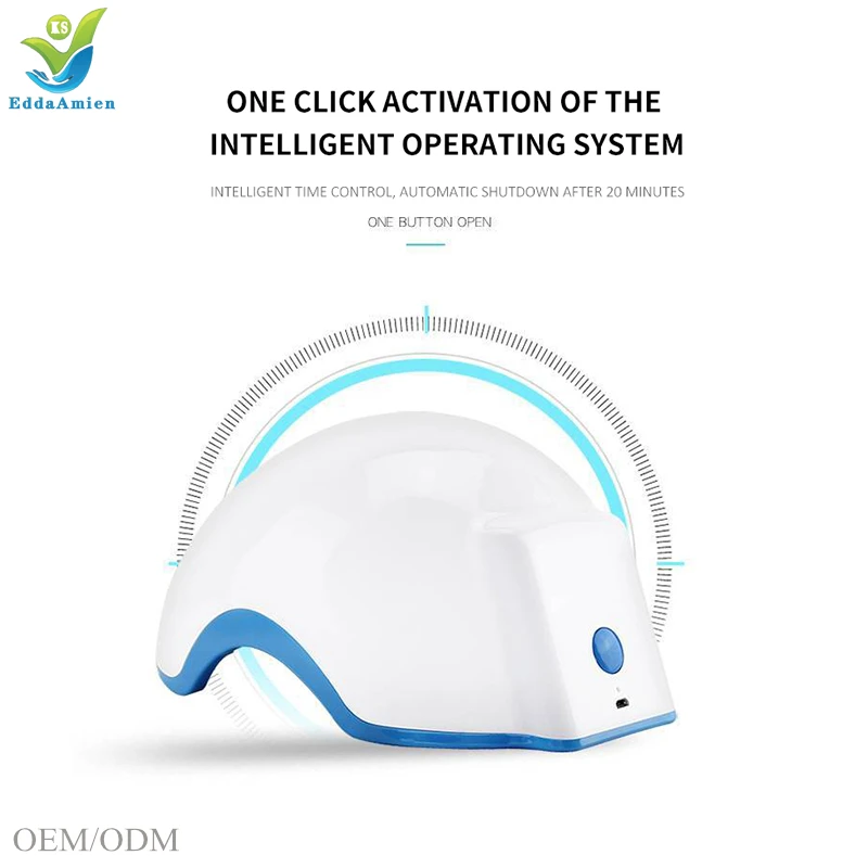 Factory Supply 650nm Infrared Device Hair Loss Treatment Machine Regrowth Hair Growth Hat Red Light Therapy Cap