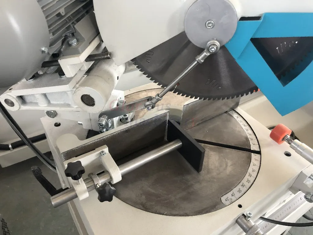 Mitre Double Head Sawing and Cutting Machine UPVC PVC Window Door Machine Aluminium Miter Saw System Profiles Automatic Aluminum