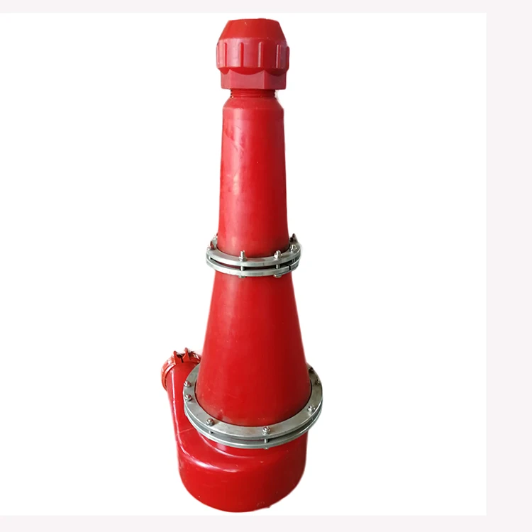Large Capacity Gold Washing Mineral Separator Polyurethane Hydrocyclones