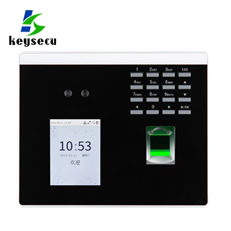 ZKT XFace100 Wifi Hybrid Biometric Visible Light Facial Recognition Time Attendance Terminal Machine