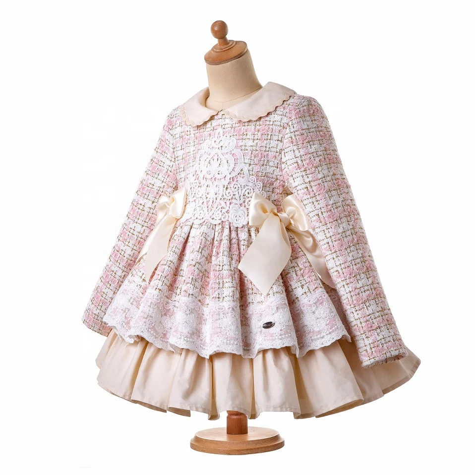 Pettigirl 2024 New Spring Children Kids Girls Dresses for Party and wedding Clothings and Hairband Wear Size 2 3 4 5 6 8 10 12Y