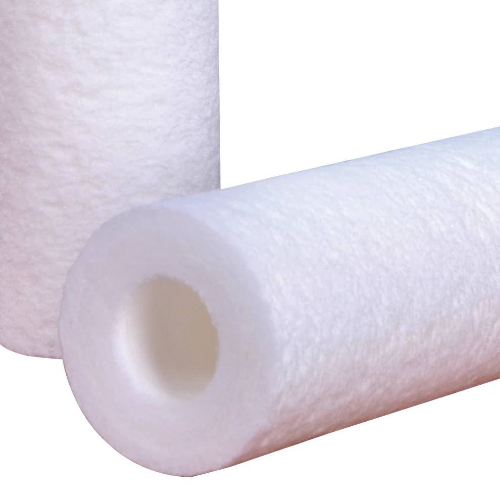 Filter Manufacturer Melt Blown PP Filter 10 Micron 5/20 Inch Water Sediment Spun Filter Cartridge For Water Purification Systems