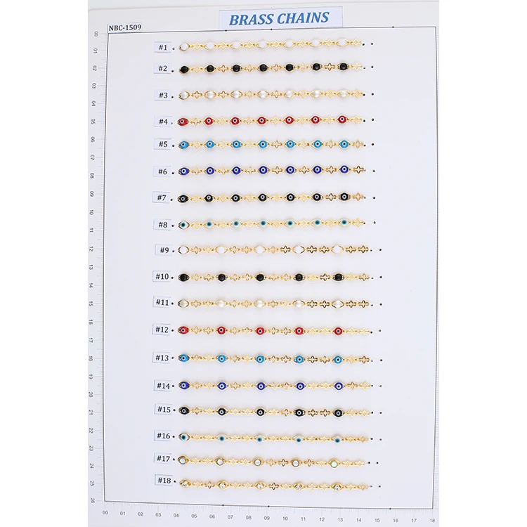 
Wholesale High Quality Handmade Fashion Beaded Brass Chain raw 