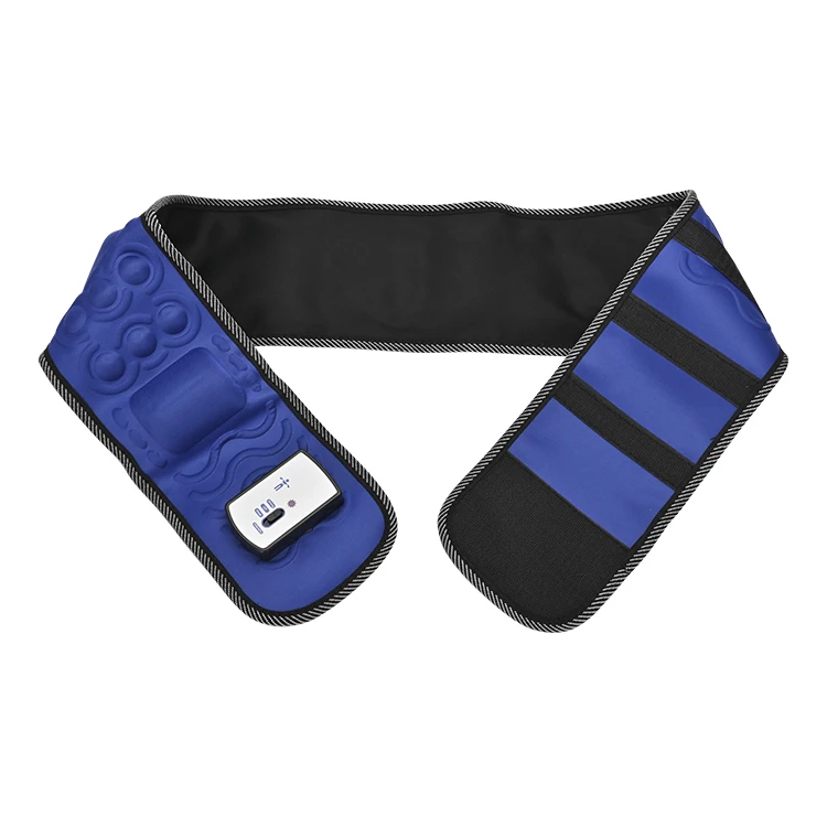 Массажный Электрический пояс KIKI с 5 вибрационными двигателями, 24 шт., магнитные камни, Вибрационный фитнес-массажер