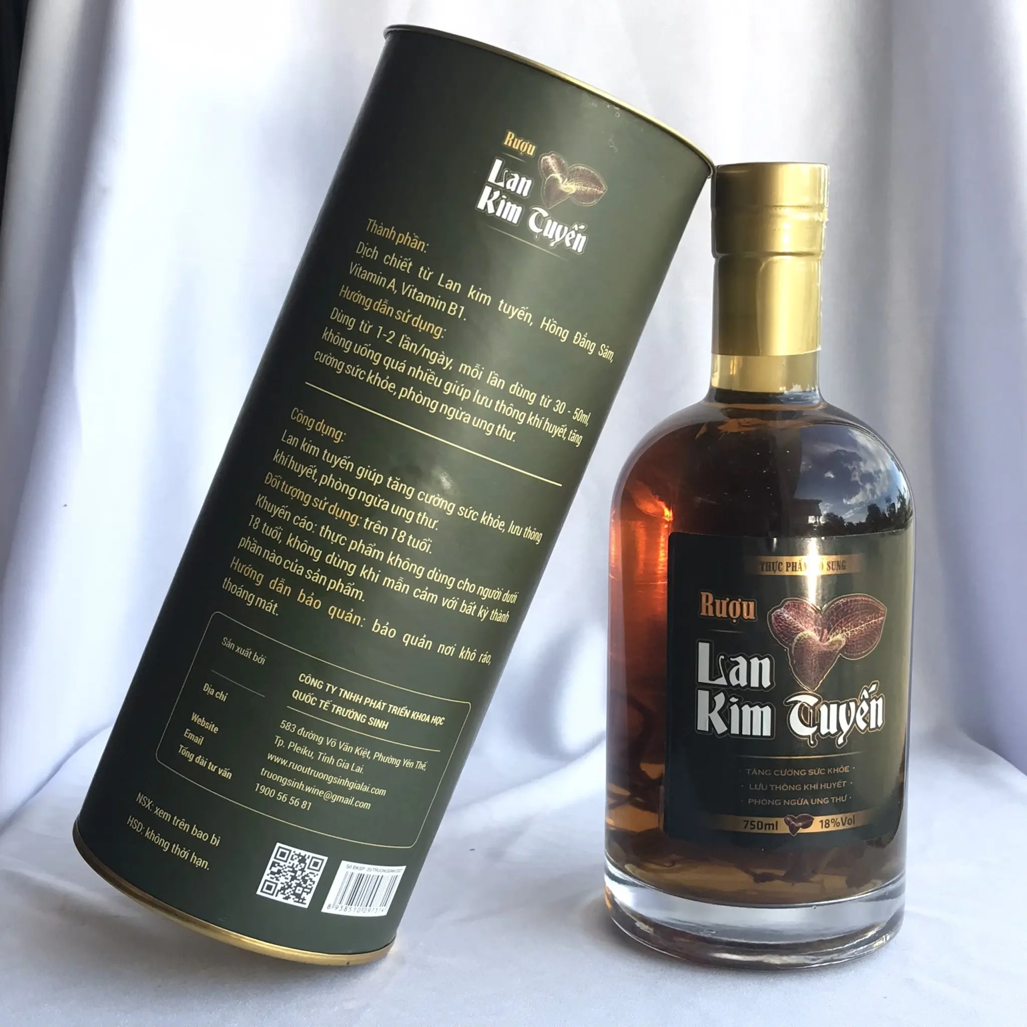 Lan Kim Tuyen Whisky Bottle With Alcoholic Beverage Grains And Herbs Compound Distilled Good Products