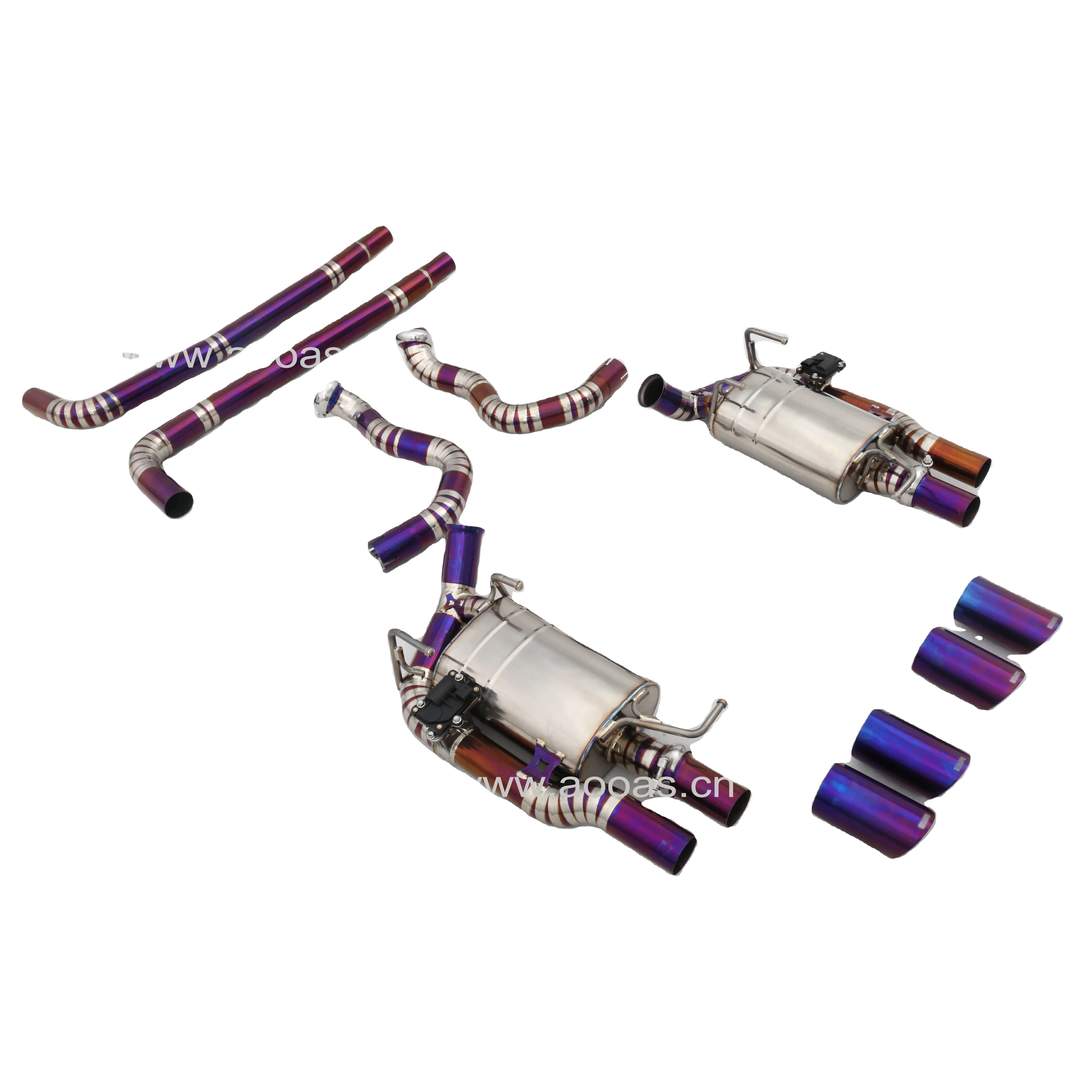  Factory Auto Parts Price Titanium Valvtronic Exhaust For Mustang 5.0L GT 2015