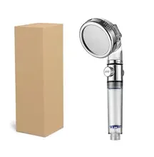 3 Function Spa Hand Held Shower Head Water Saving Filter Cartridge Vitamin C Big Shower Head Filter Calcium Sulfite