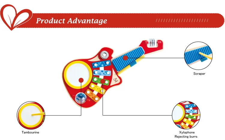 Children 6-In-1 Music Maker Guitar Musical Toys Kids Koy