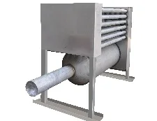Heat exchanger for powder coating curing oven