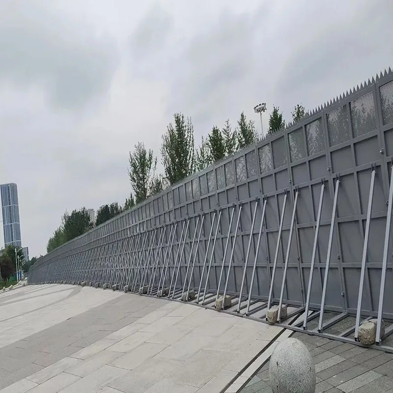 Easy Assembly Foldable Metal Crowd Control Barrier Stage Performance Security Fence Concert Stage barricade