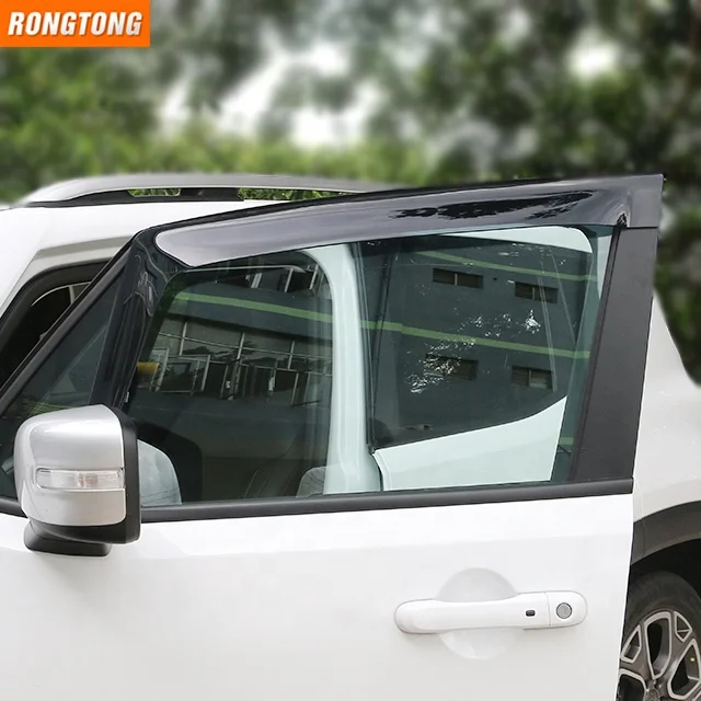 Best Sales ABS Resin Car Windows Visor Trim forJeep Renegade 2015+