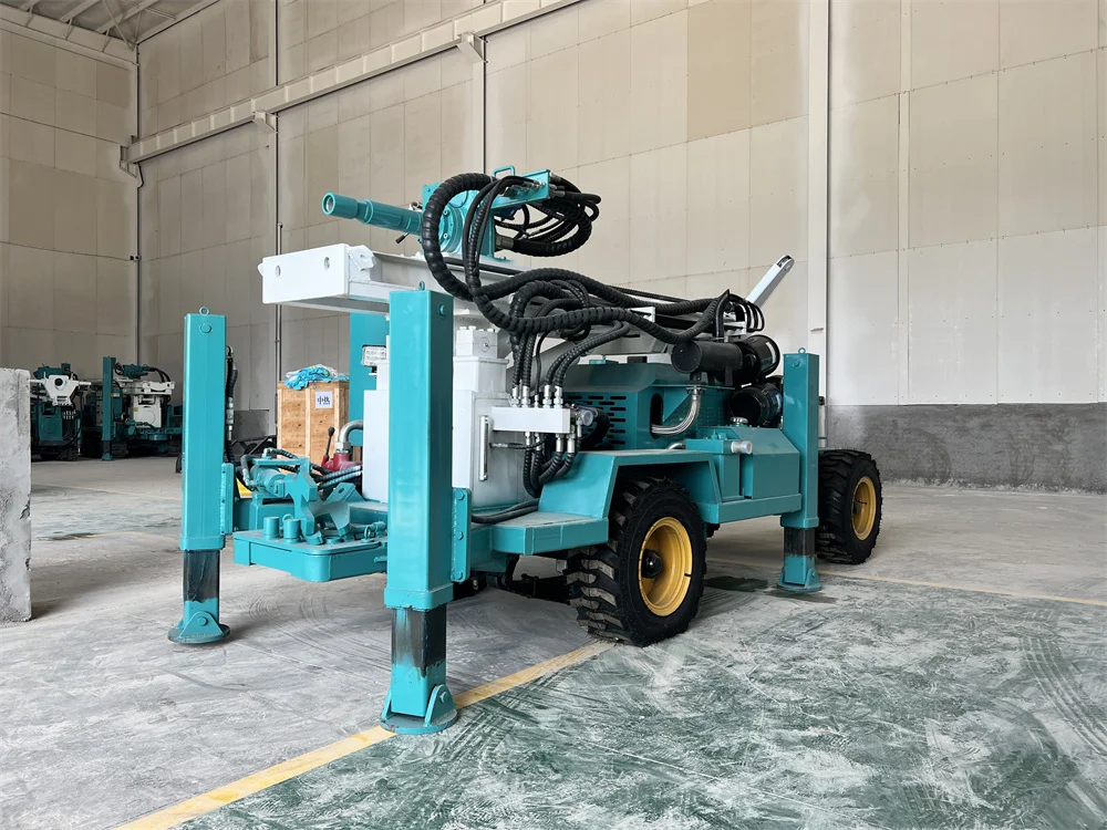 New improved version HFJ260T hydraulic Water borehole Well Drilling machine mine drilling rig