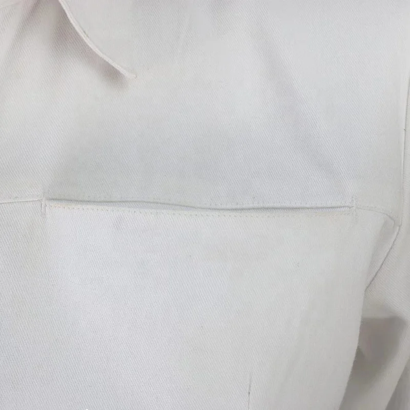 OEM-сервис, низкая цена, белое платье с длинным рукавом, галстук-бабочка, антибактериальный фитиль пота, моющееся платье для медсестер, униформа для больницы