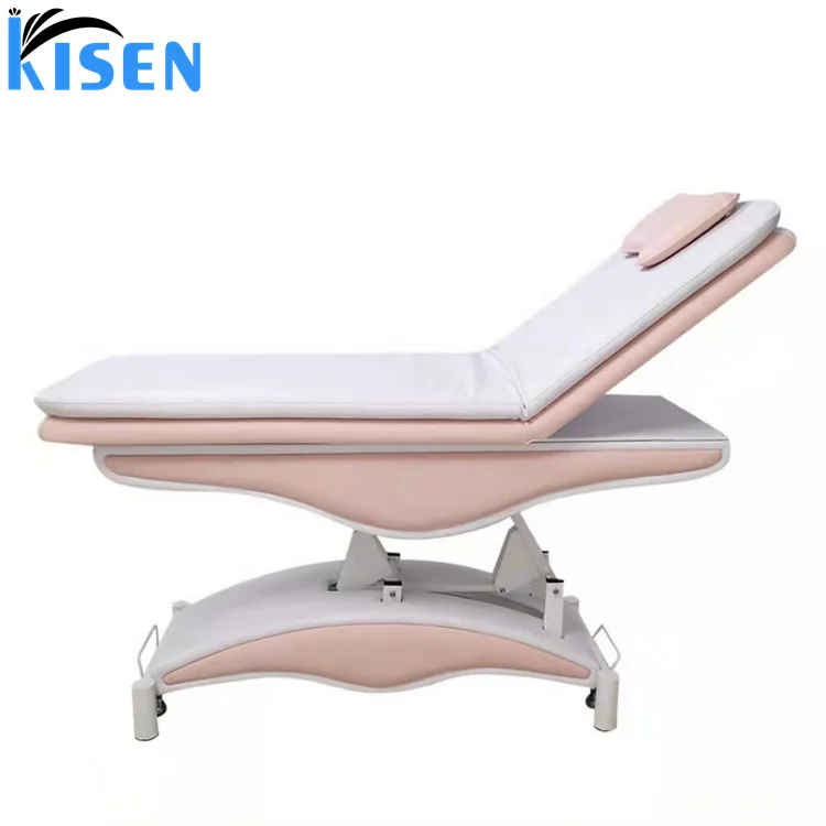 Great Factory Foshan 3 Motor Tables De Thai Massage Pliante Facial Bed Custom Logo Without Armrest For Beauty Furniture