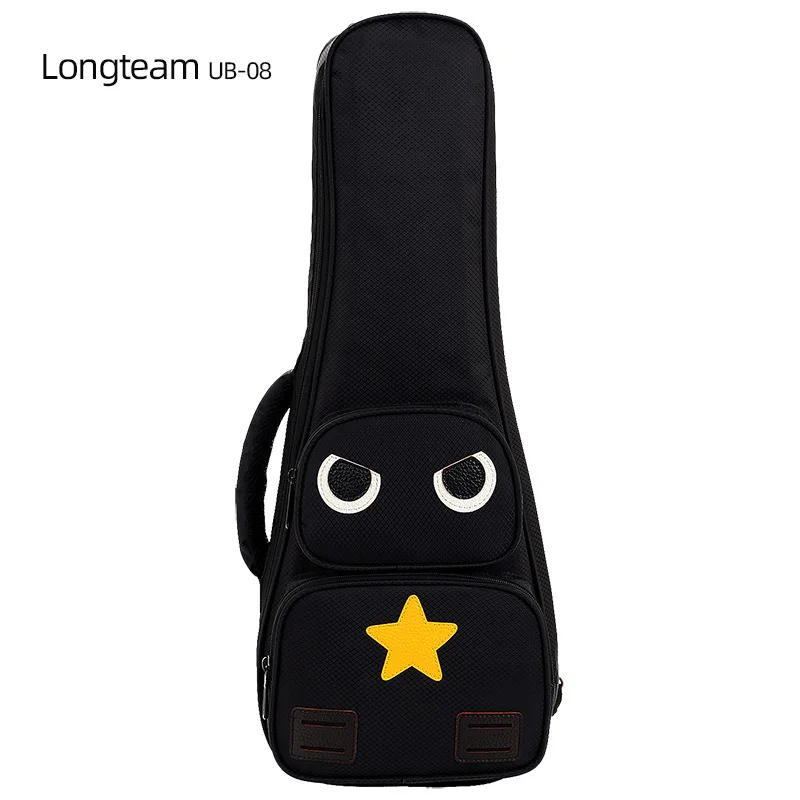 
cute soprano concert tenor ukulele bag lovely owl 15mm padding 21 23 26
