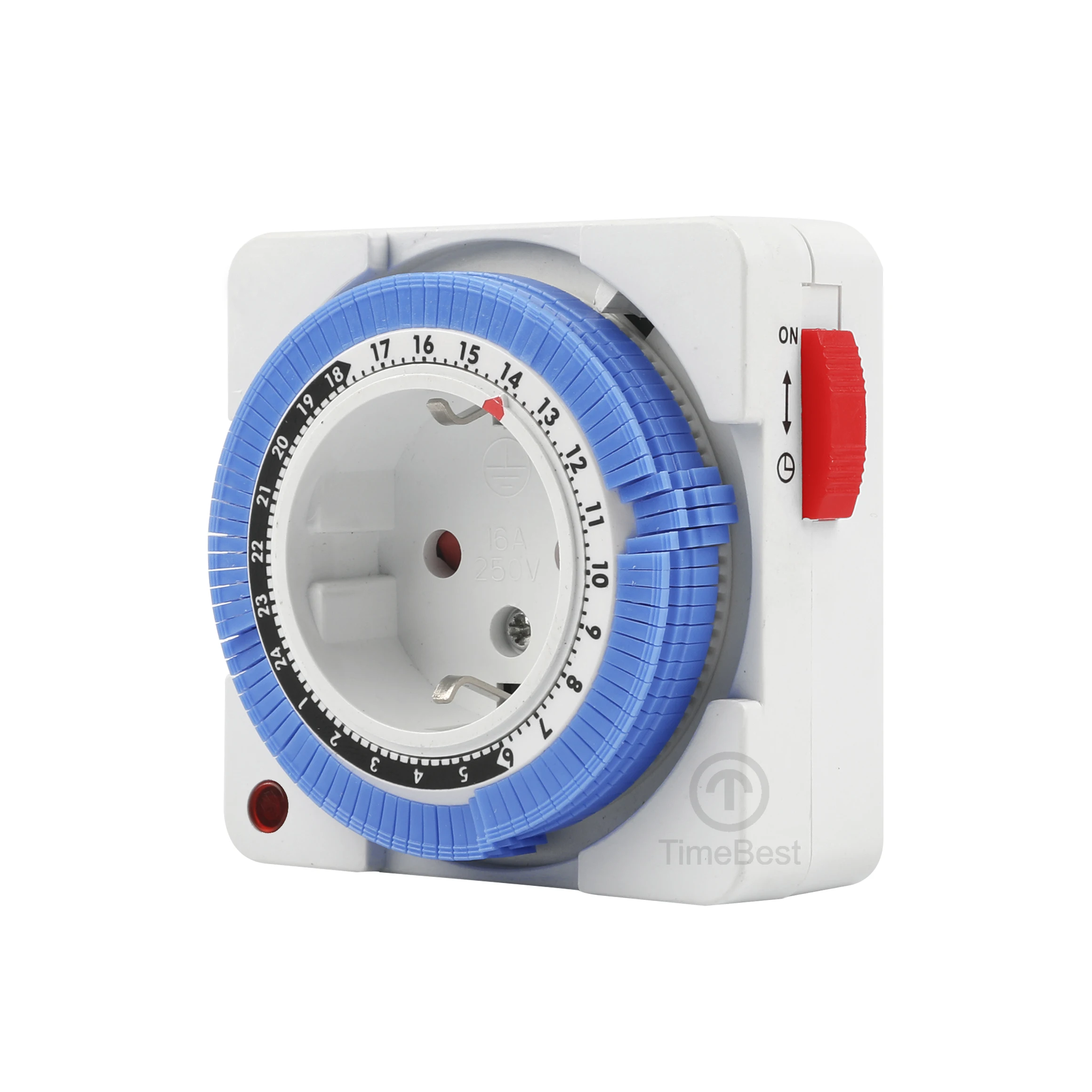 Hot Sall 8 plug 30min 24h  230V  mechanical timer switch