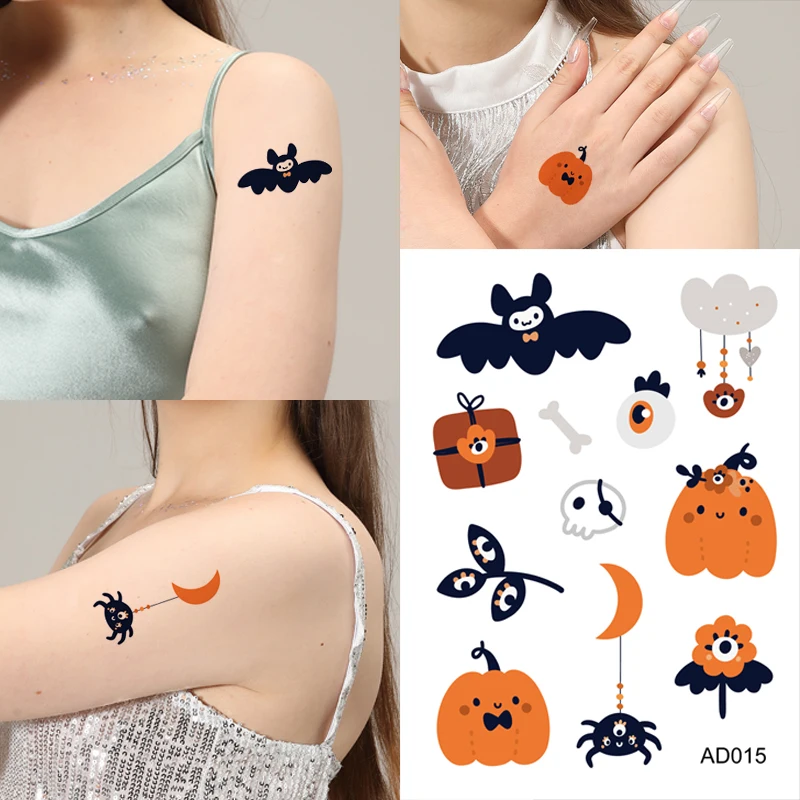 OEM Wholesale Price Temporary Body Painting Art Water Transfer Paper Halloween Semi Permanent 3D Sticker Buy Temporary Tattoo
