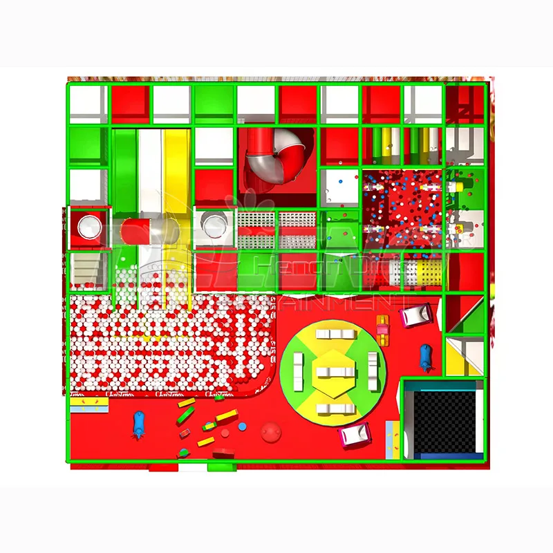 Zoo New Attraction Kids Outdoor Adventure Playground Rope Course High Ropes Course For Sale With Zip Line And Climbing Wall