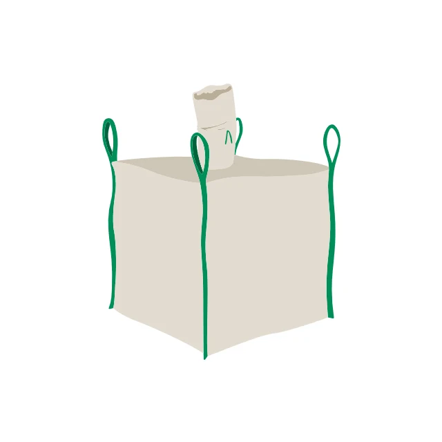 1 Ton 1000kg  PP Jumbo Bag Bulk Big Fibc Super Sakcs for Concrete Sand Coal Recycling