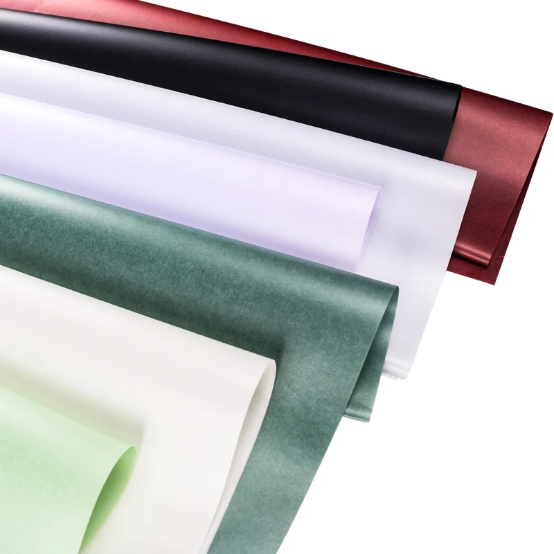 China manufacturer Waterproof Tracing Paper Mothers Day Flower Wrapping Paper Rolling Gift Packaging