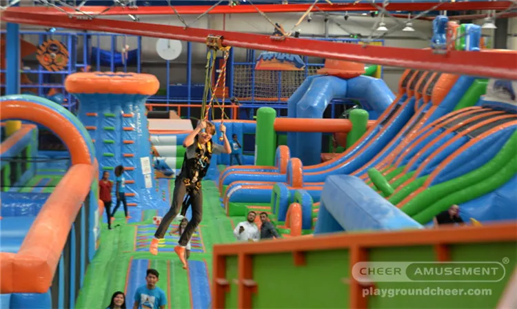 Thrilling and Exciting Adventurous Indoor Amusement Park Game Sky Rider Coaster High- Altitude Training Project Air Coaster